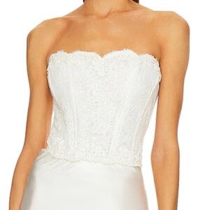 NWT LoveShackFancy Arno Bustier